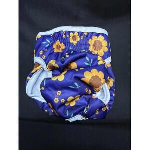 Pet Soft Dog Diaper Small Sunflower Print Washable Reusable Female‎ Puppy S-TPU
